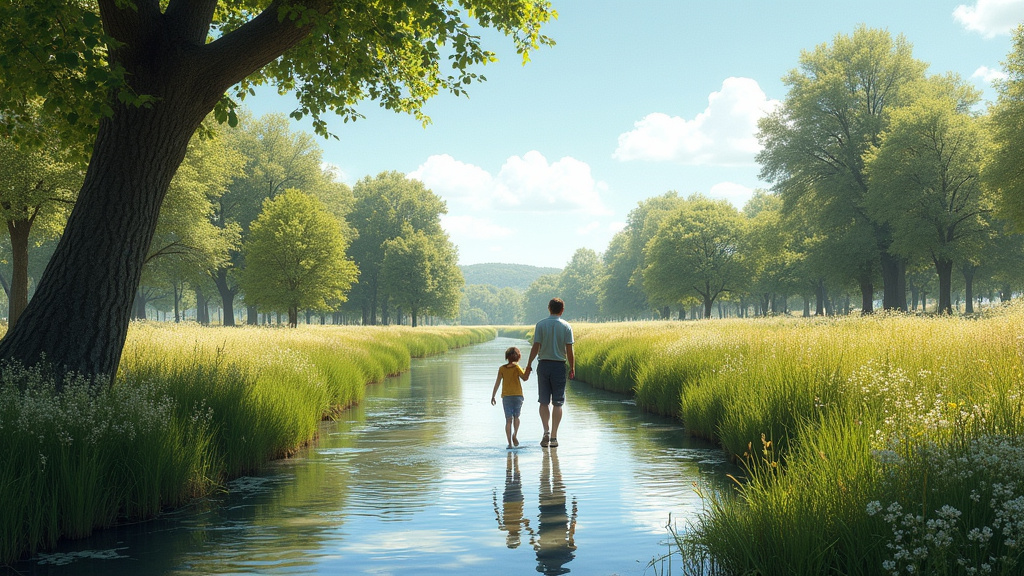 Bords de l’Agout à Castres, lieu idéal pour une balade en duo