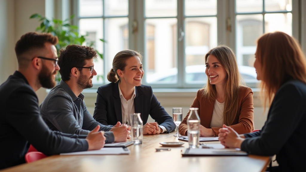 Réunion de la communauté trans à Chambéry en 2025, avec des personnes souriantes et en discussion