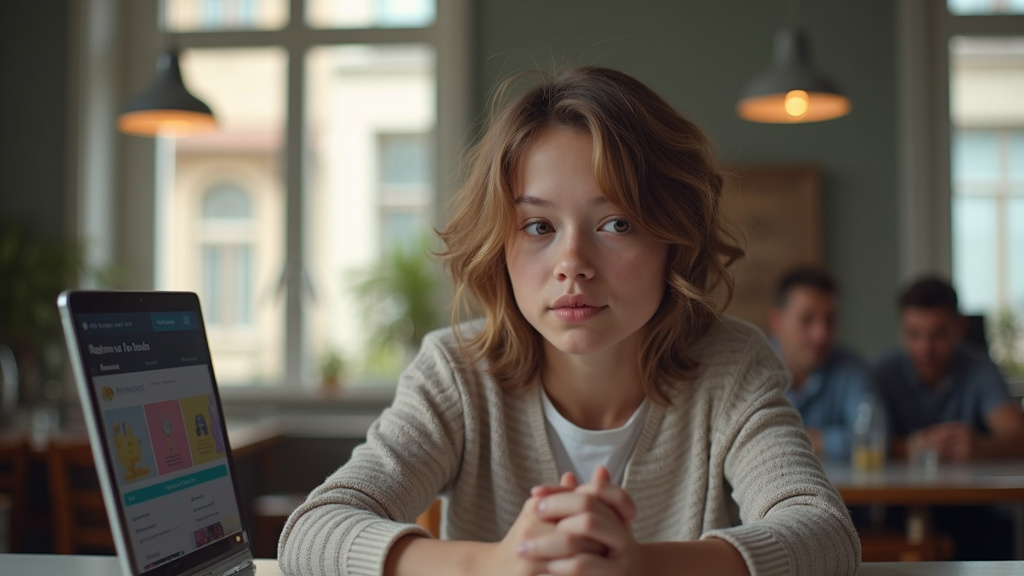 Écran TikTok montrant une vidéo d