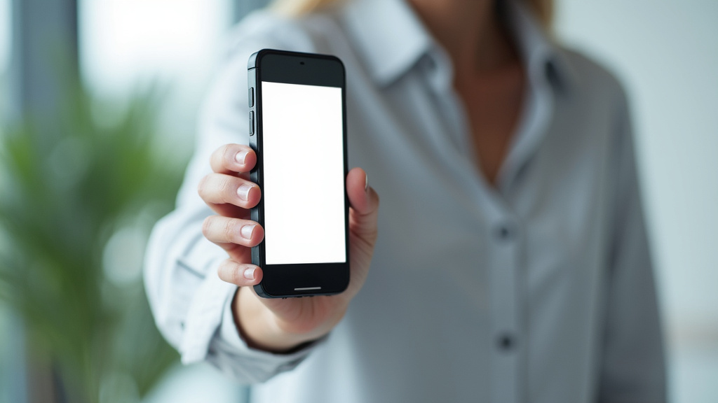 Écran de téléphone affichant l