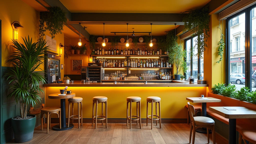 Le Banana Café, bar trans tropical situé dans le 1er arrondissement, accessible depuis le 7e par métro