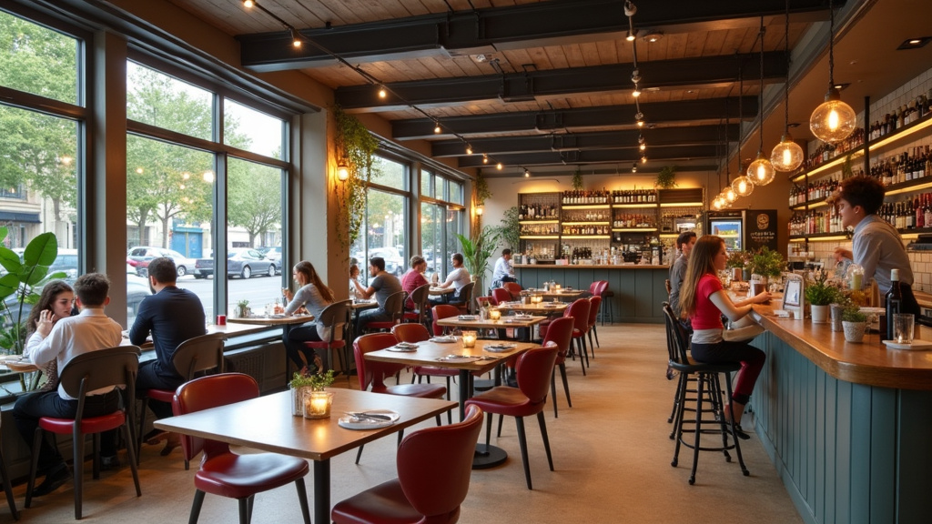 Photo d’un café inclusif à Royan, avec une ambiance conviviale et diverse