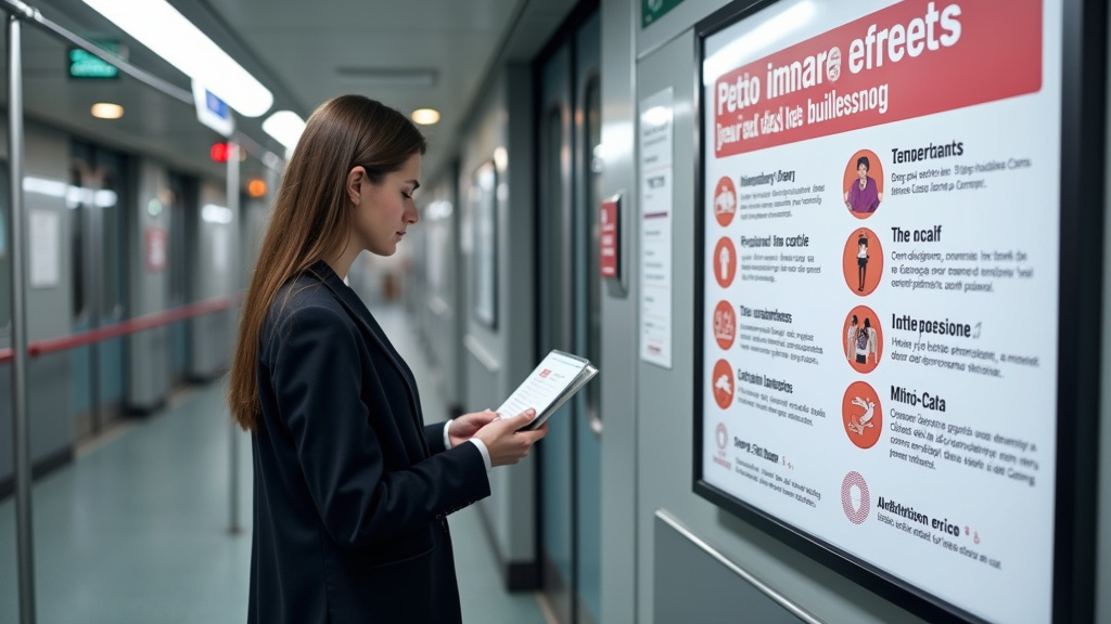 Personne transgenre en train de consulter une affiche municipale sur les services pour les personnes trans