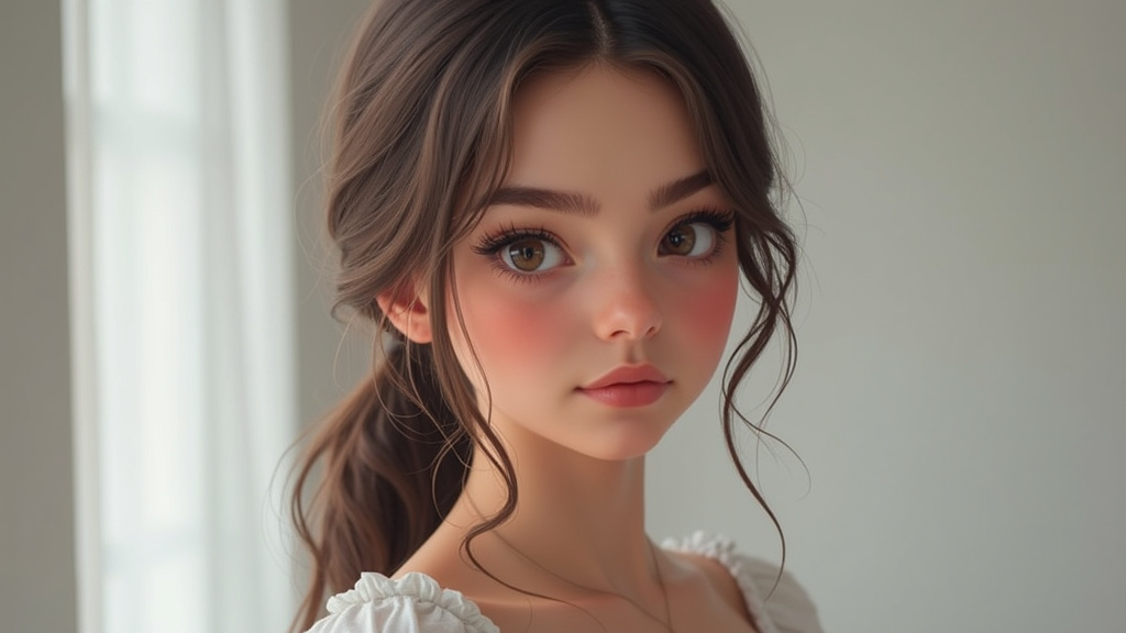 Portrait fictif d'une personne transgenre à Saumur, marchant dans les rues pittoresques du centre-ville avec un chien en laisse