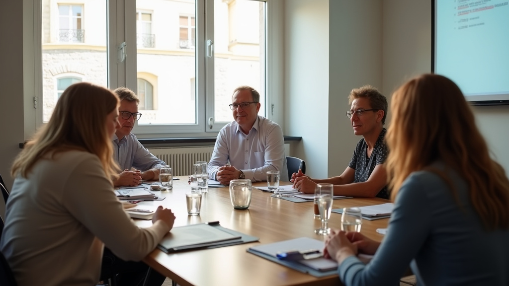 Réunion d’association de soutien trans à Toulon, 2025, en salle de groupe