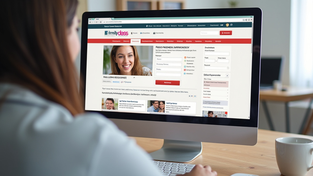 Interface de sites de rencontre trans sur un écran d