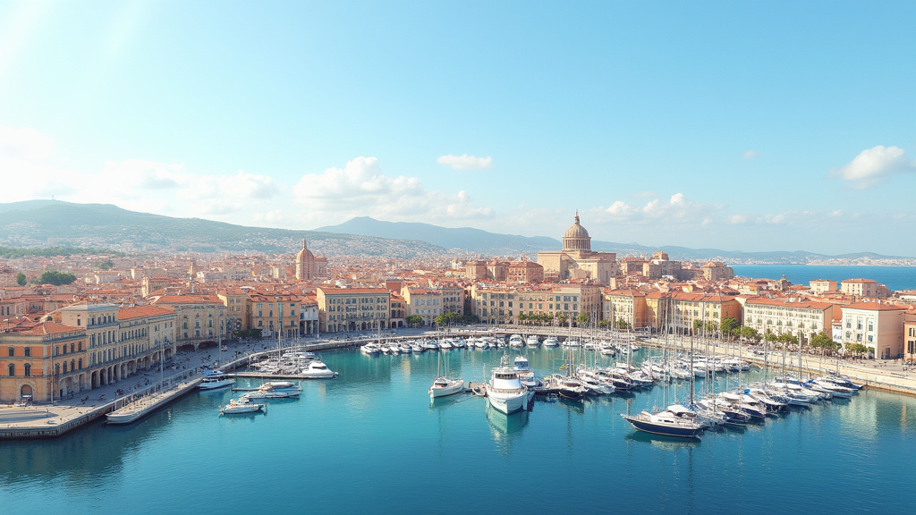 Vue panoramique de Marseille avec sa diversité architecturale